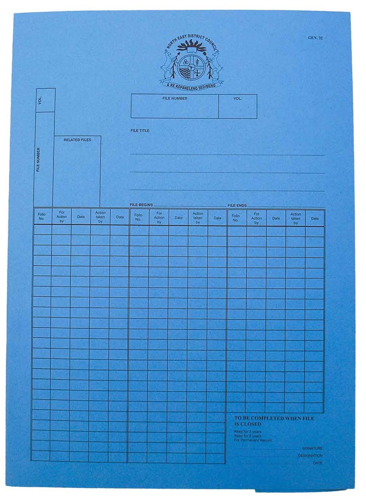 Record Books Sample
